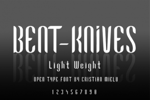 Bent Knives Font Download