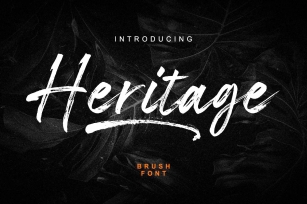 Heritage Brush Font Font Download