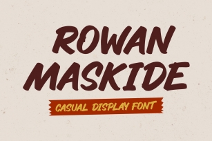Casual Sans Font - Rowan Maskide Font Download