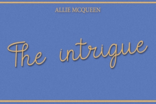 The Intrigue Font Download