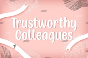 Trustworthy Colleagues Font Download