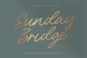 Sunday Bridge Font Download