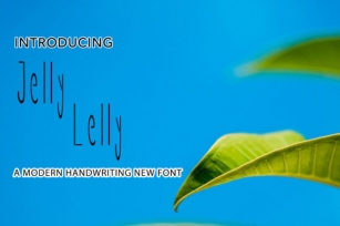 Jelly Lelly Font Download