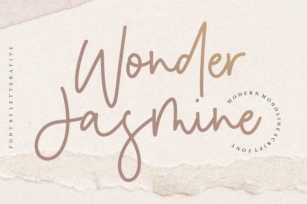 Wonder Jasmine Font Download