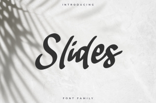 Slides Font Family - Script Font Download
