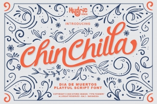 Chincilla - Dia De Moertos Script Font Download