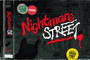 Nightmare Street - The Retro Horror Font Font Download