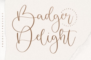 Badger Delight Font Download