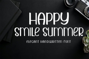 Happy Smile Summer Font Download