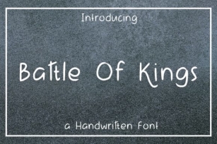 Battle of Kings Font Download