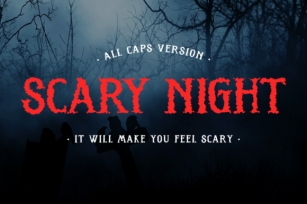 Scary Night Font Download