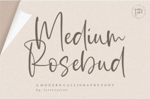Medium Rosebud Font Download