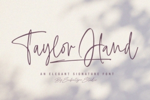 Taylor Hand Font Download