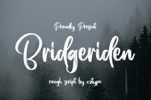 Bridgeriden Font Download