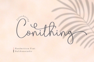 Conithing Font Download