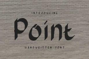 Pointed Font Download