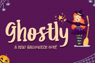 Ghostly - Quirky Halloween Font Font Download