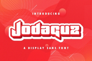 Jodaguz - Display Sans Font Font Download
