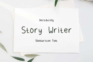 Story Writer Font Download
