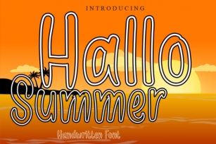 Hallo Summer Font Download