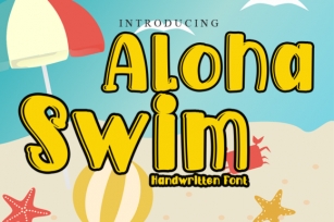 Aloha Swim Font Download