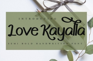 Love Kayalla Font Download
