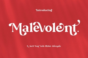 Malevolent - Playful Serif YR Font Download