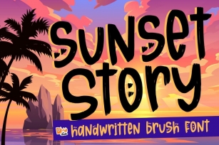Sunset Story - Handwritten Font Font Download