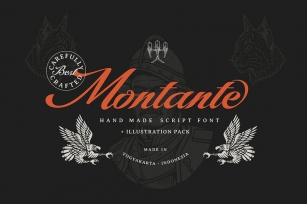Montante Decorative Script Font Download