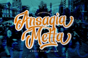 Ansagia Metta - Bold Script Font Font Download