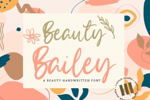 Beauty Bailey - A Beauty Handwritten Font Font Download