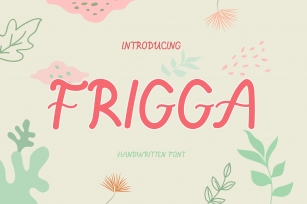 Frigga - A Cute Handwritten Font Font Download