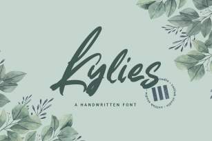 Kylies - A Handwritten Font Font Download