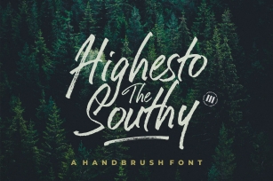 Highesto The Southy - A Hand Brush Font Font Download