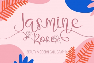 Jasmine Rose Beauty Modern Calligraphy Font Download