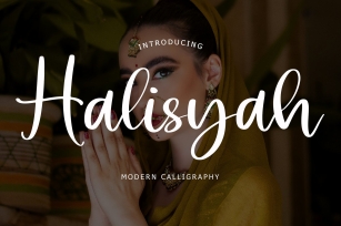 Halisyah Modern Script Font Download