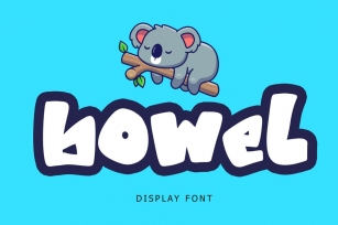 Bowel Display Font Font Download
