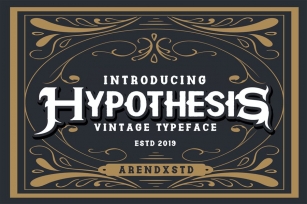 Hypothesis Typeface Font Download