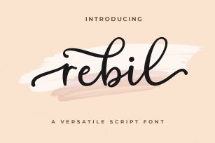 Rebil Modern Script Font Download