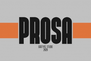 Prosa GT - Condensed Sans Serif Font Download