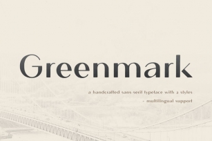 Greenmark - Handcrafted Sans Serif Font Download