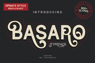 Basaro - Vintage Font Font Download