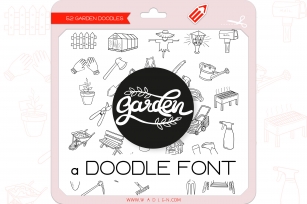 Garden Doodles - Dingbats Font Font Download