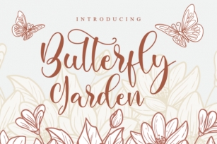 Butterfly Garden Font Download