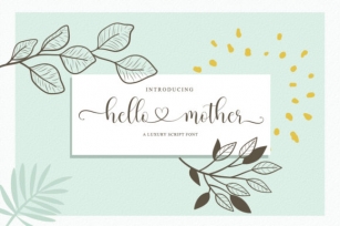 Hello Mother Font Download