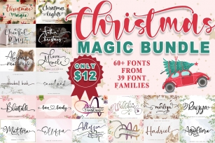 Christmas Magic Bundle Font Download