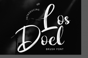 Los Doel Brush Script Font Font Download