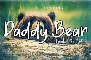 Daddy Bear Font Download