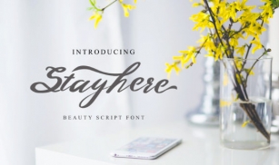 Stayhere Font Download