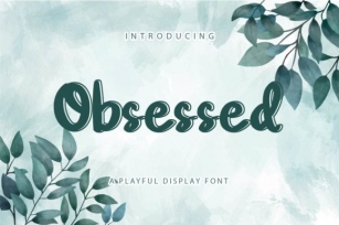 Obsessed Font Download